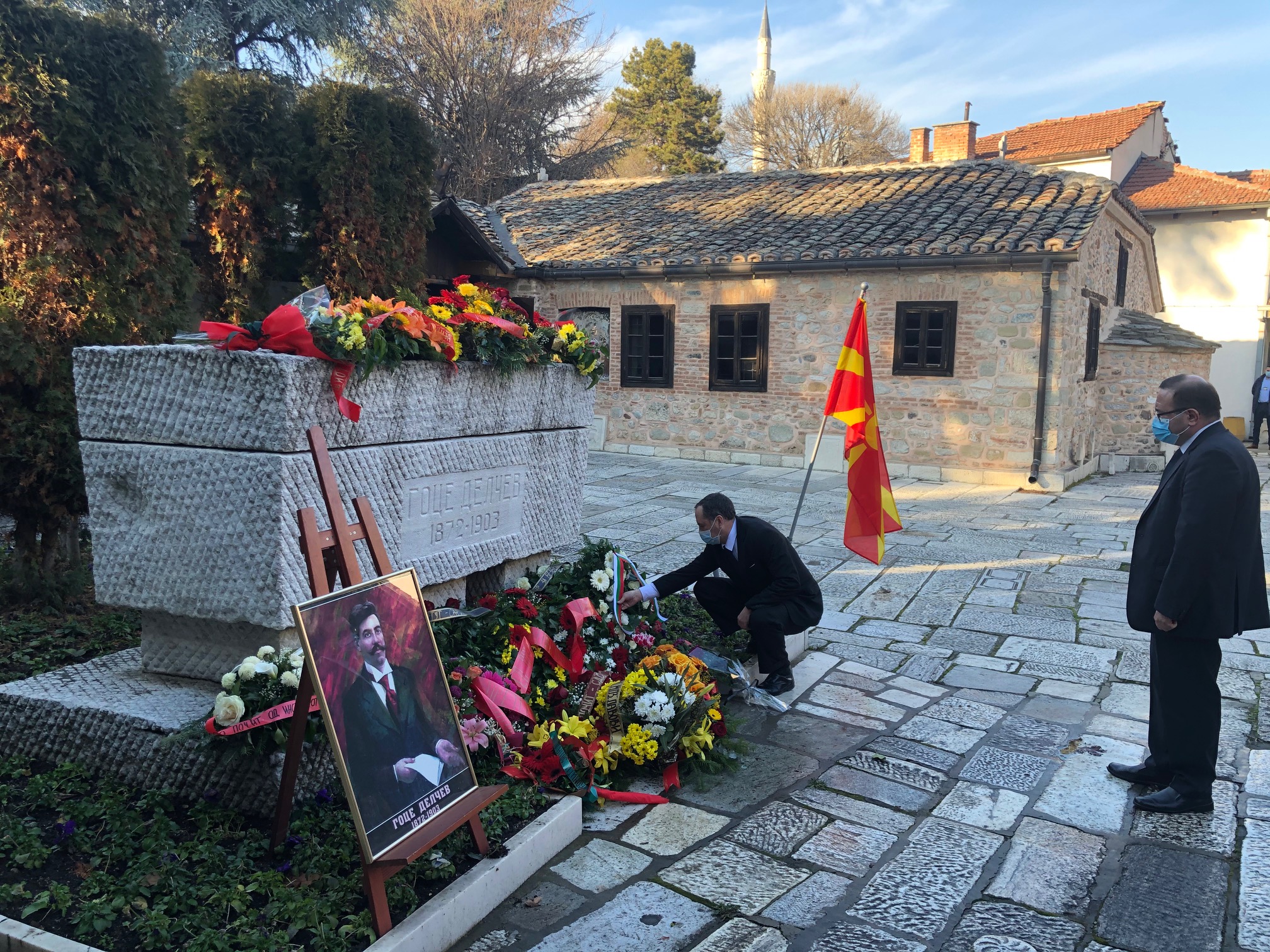 Българският посланик в Скопие почете паметта на Гоце Делчев