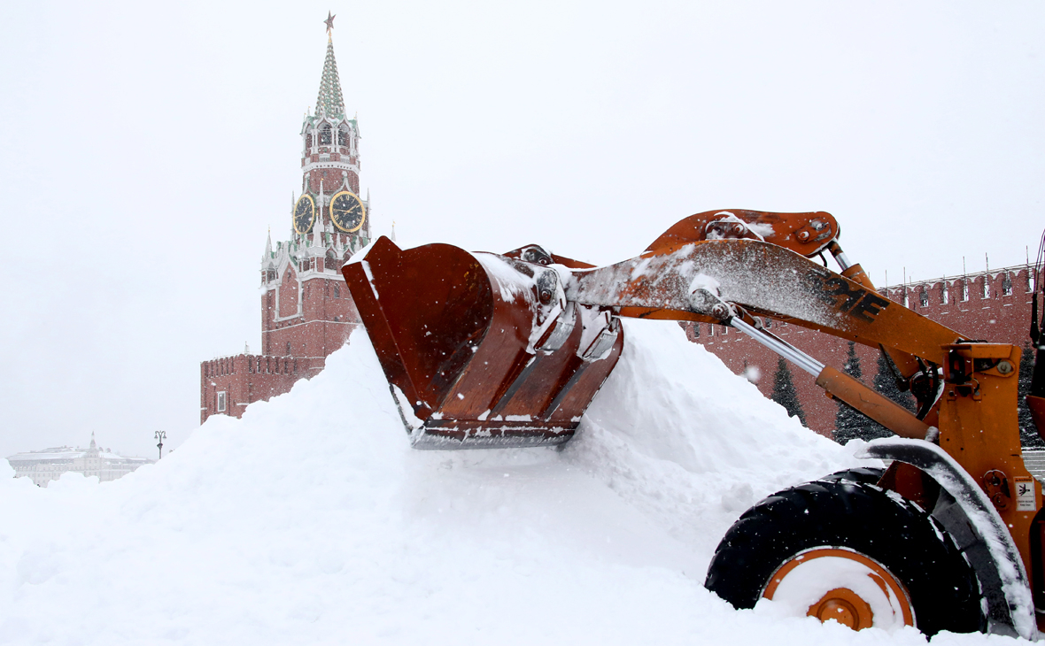 60 сантиметра сняг натрупа в Москва – видео