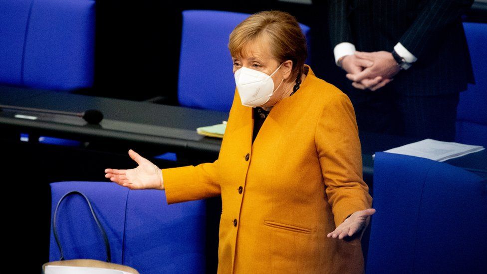 Меркел отменя плана за по-строг локдаун по Великден – видео