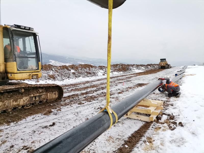 Борисов провери изграждането на газопреносната система в района на Пирдоп – видео