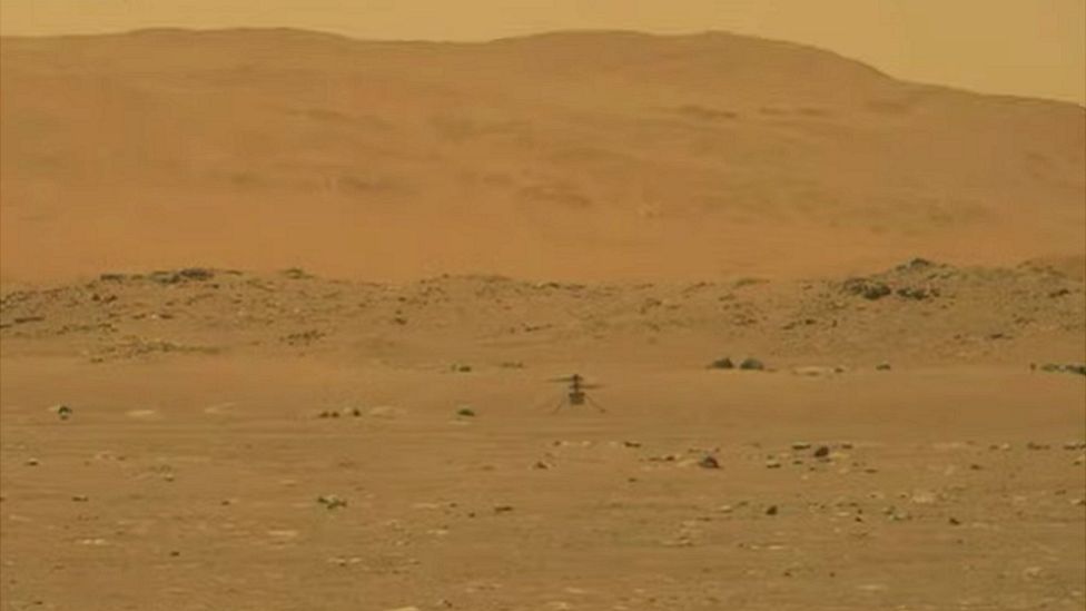 НАСА успешно летя с малък хеликоптер на Марс – снимки, видео, обновена