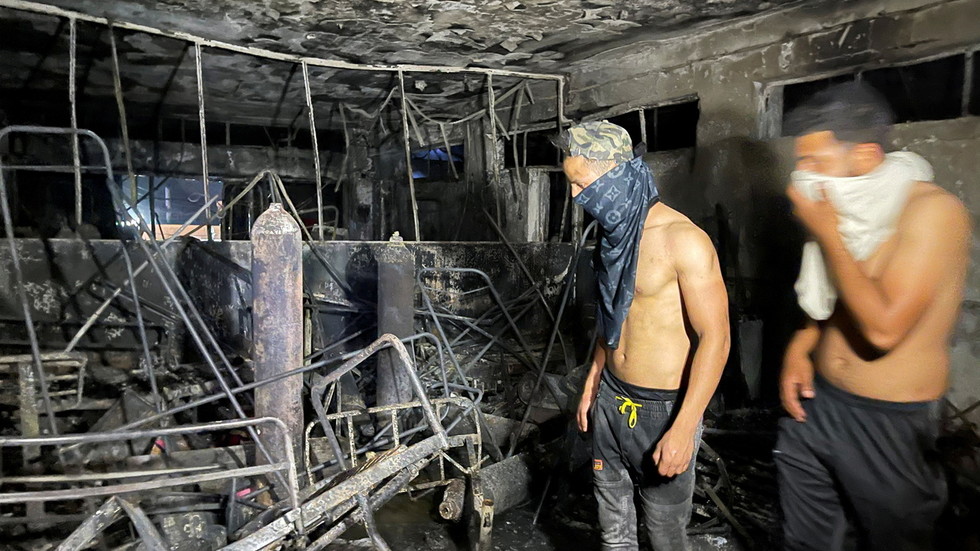 Най-малко 58 загинали и 46 ранени при пожар в багдадска болница за  Ковид-19 – снимки, видео, обновена
