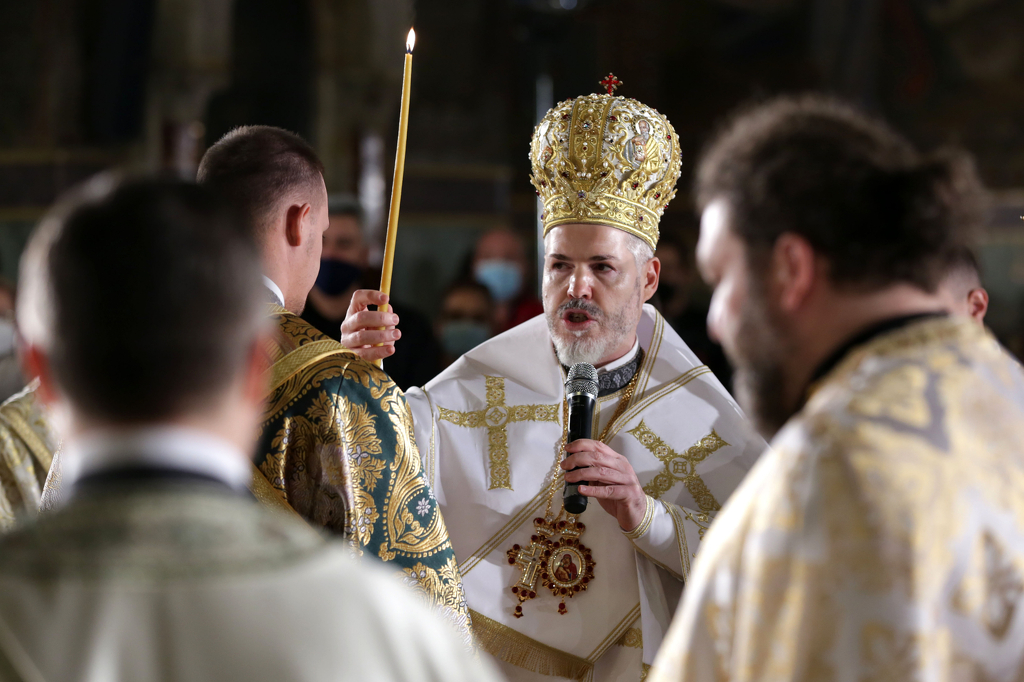 Западноевропейският митрополит Антоний отслужи тържественото богослужение за Цветница