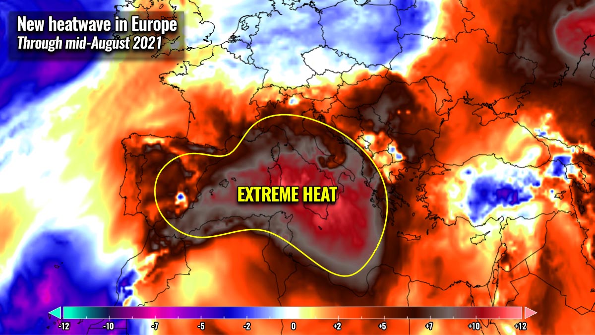 Южна Европа продължава да е в плен на екстремни жеги