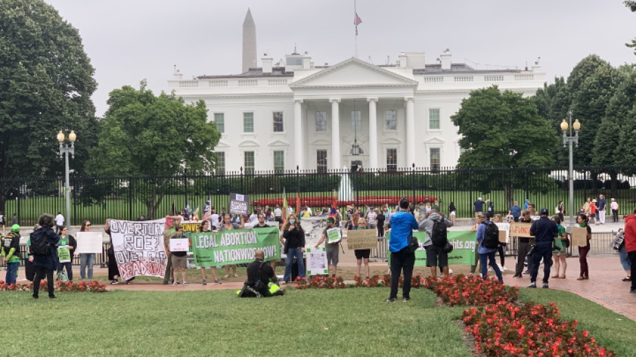 Стотици демонстрираха пред Белия дом за легализиране на абортите в национален мащаб