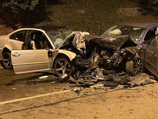 Един загинал и 9 ранени след верижна катастрофа край Панчарево