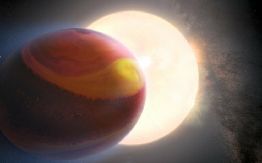 Астрономи наблюдават променящата се атмосфера на екзопланета с телескопа „Хъбъл“ – видео